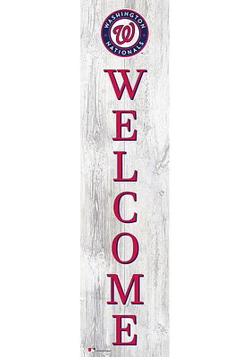 Washington Nationals 48 Inch Welcome Leaner Sign
