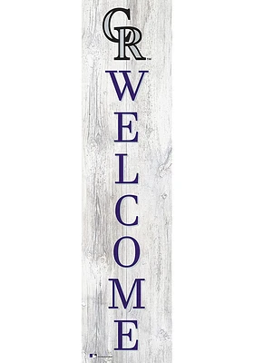 Colorado Rockies 48 Inch Welcome Leaner Sign