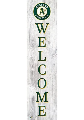 Oakland Athletics Inch Welcome Leaner Sign