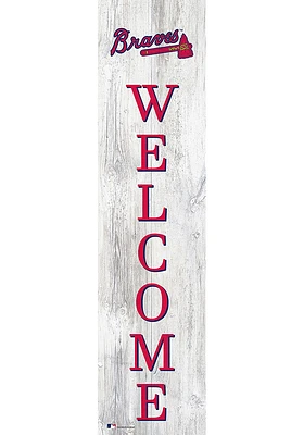Atlanta Braves Inch Welcome Leaner Sign