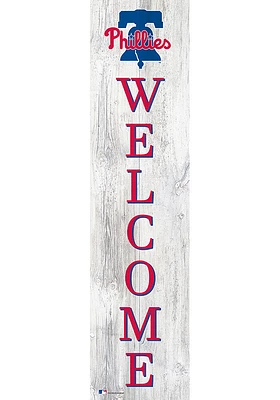 Philadelphia Phillies Inch Welcome Leaner Sign