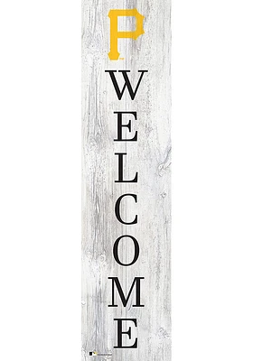 Pittsburgh Pirates Inch Welcome Leaner Sign