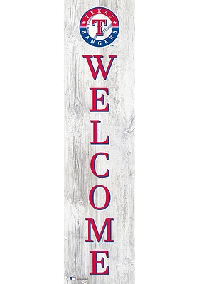 Texas Rangers Inch Welcome Leaner Sign