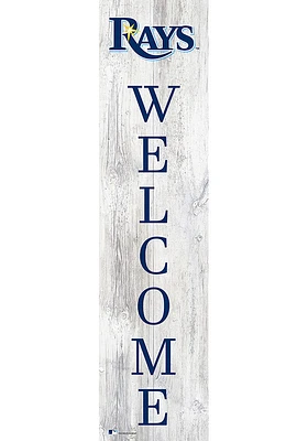 Tampa Bay Rays Inch Welcome Leaner Sign
