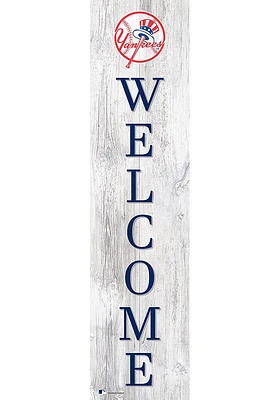New York Yankees 24 Inch Welcome Leaner Sign