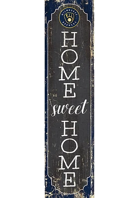 Milwaukee Brewers 48 Inch Home Sweet Home Leaner Sign