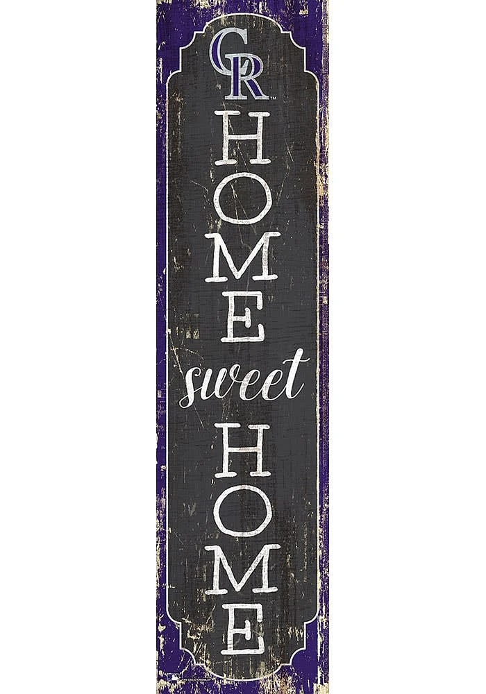 Colorado Rockies 48 Inch Home Sweet Home Leaner Sign