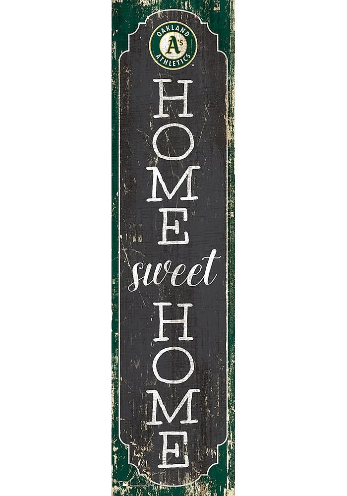 Oakland Athletics Inch Home Sweet Home Leaner Sign