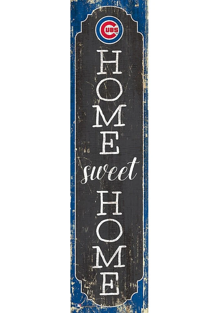Chicago Cubs 24 Inch Home Sweet Home Leaner Sign