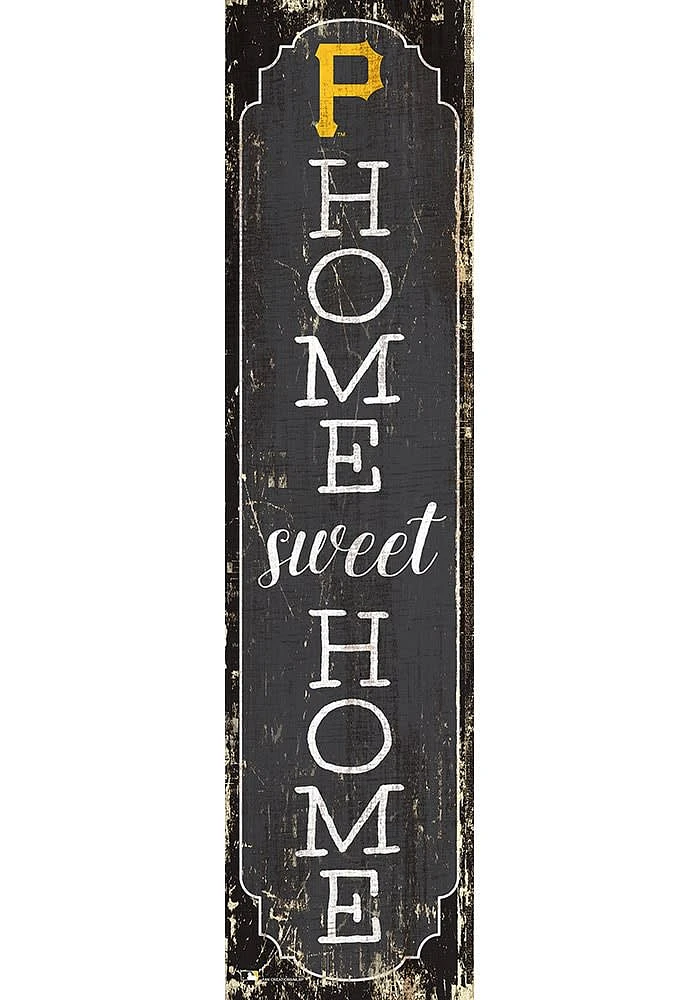Pittsburgh Pirates Inch Home Sweet Home Leaner Sign
