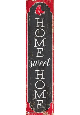 Boston Red Sox 24 Inch Home Sweet Home Leaner Sign