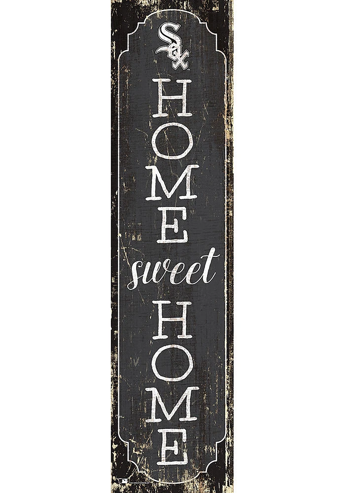 Chicago White Sox Inch Home Sweet Home Leaner Sign