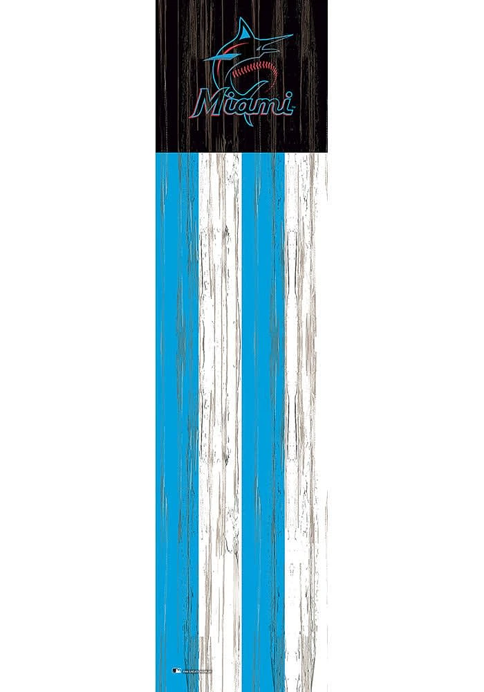 Miami Marlins 48 Inch Flag Leaner Sign
