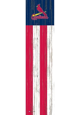 St Louis Cardinals 24 Inch Flag Leaner Sign