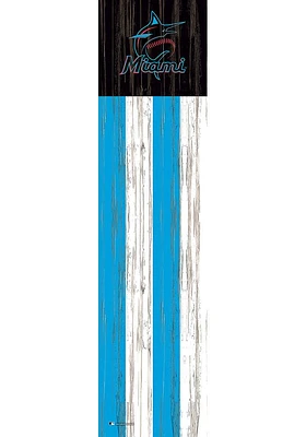 Miami Marlins Inch Flag Leaner Sign