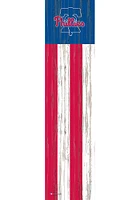 Philadelphia Phillies Inch Flag Leaner Sign
