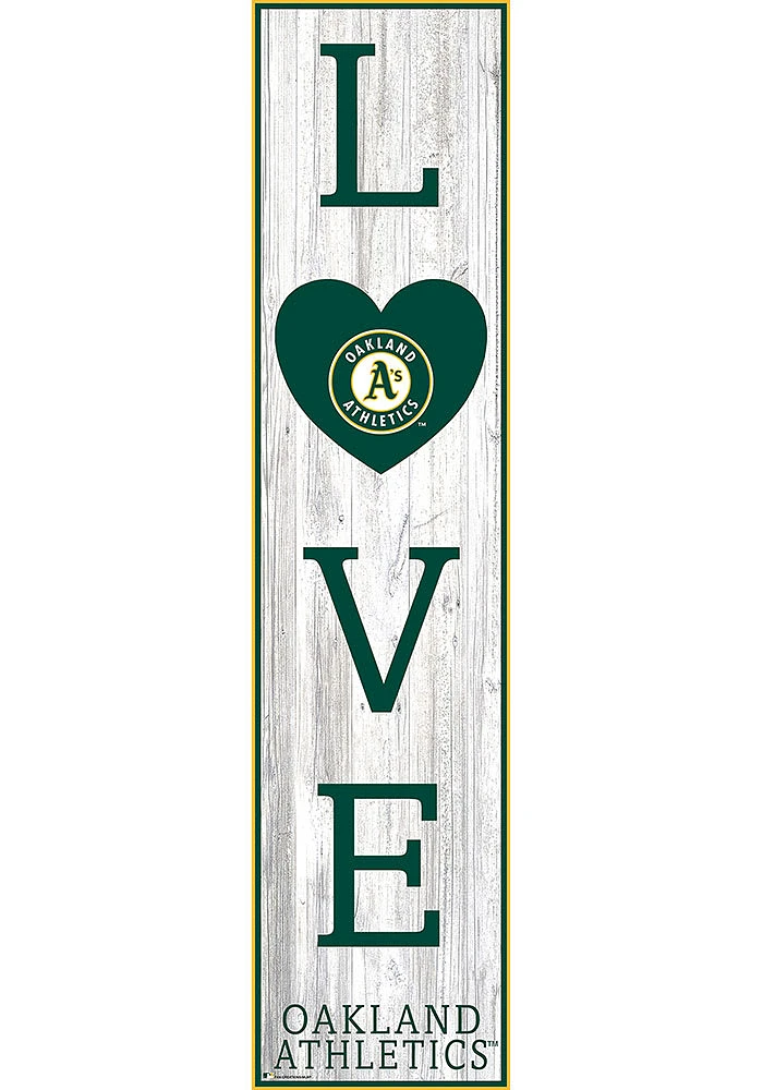 Oakland Athletics 48 Inch Love Leaner Sign