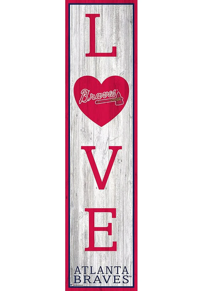 Atlanta Braves 48 Inch Love Leaner Sign