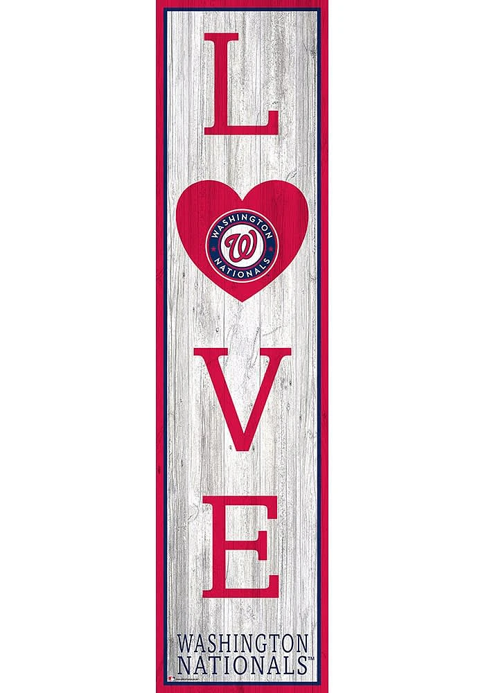 Washington Nationals 48 Inch Love Leaner Sign