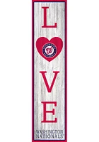 Washington Nationals 48 Inch Love Leaner Sign