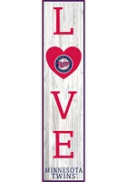 Minnesota Twins 48 Inch Love Leaner Sign