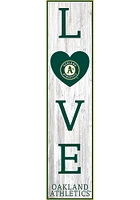 Oakland Athletics 24 Inch Love Leaner Sign