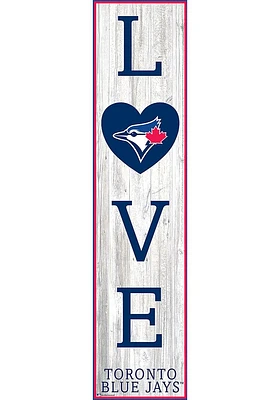 Toronto Blue Jays 24 Inch Love Leaner Sign