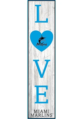Miami Marlins Inch Love Leaner Sign