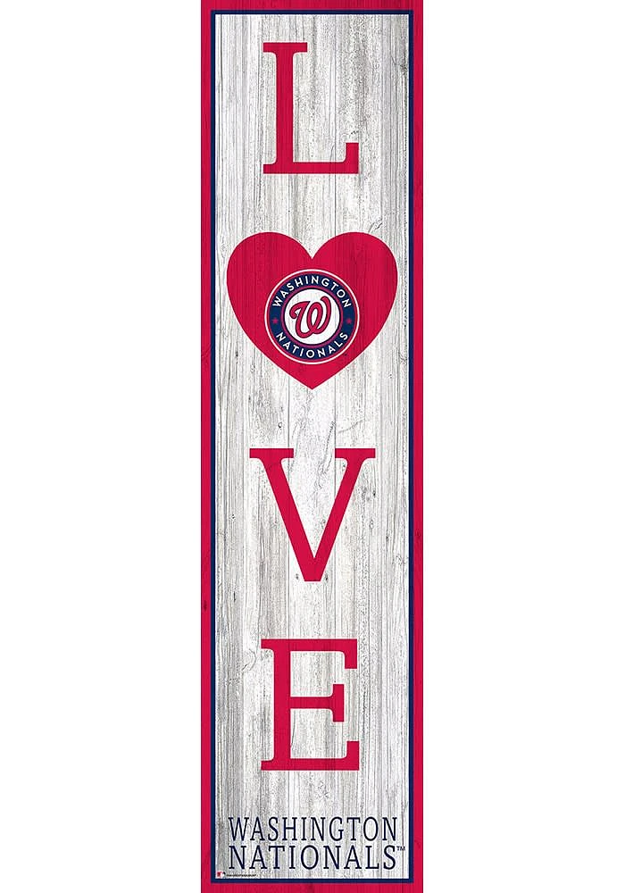 Washington Nationals 24 Inch Love Leaner Sign