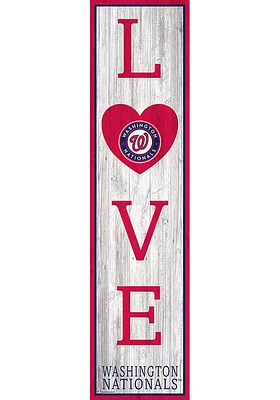 Washington Nationals 24 Inch Love Leaner Sign