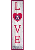 Washington Nationals 24 Inch Love Leaner Sign