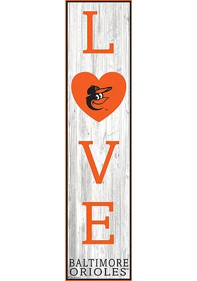 Baltimore Orioles Inch Love Leaner Sign