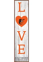 Baltimore Orioles 24 Inch Love Leaner Sign