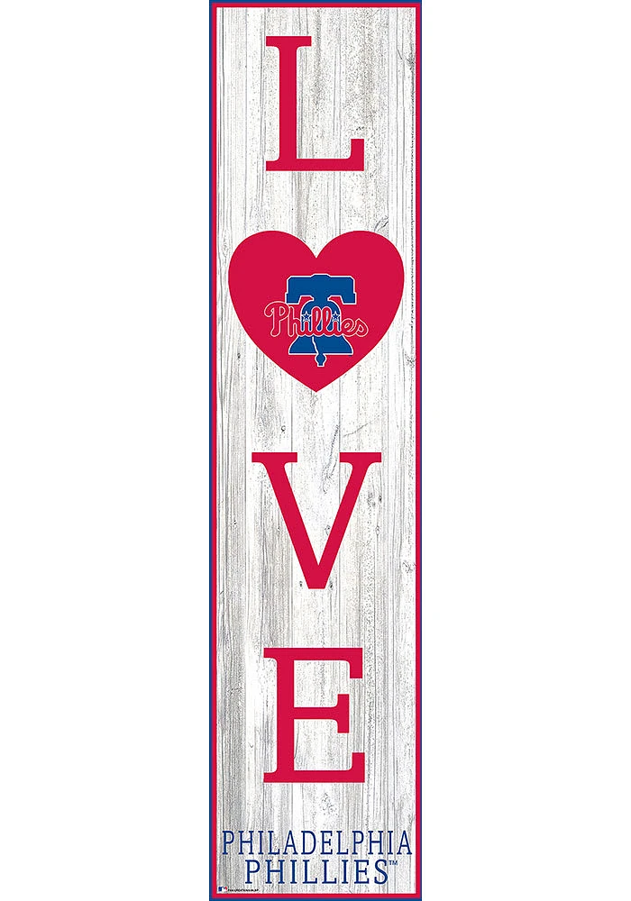 Philadelphia Phillies 24 Inch Love Leaner Sign