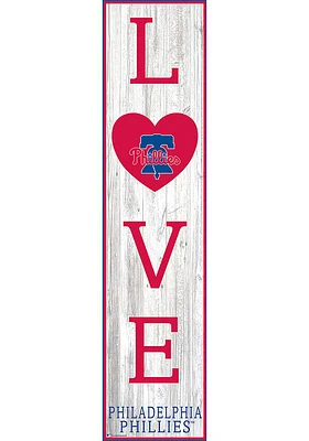 Philadelphia Phillies 24 Inch Love Leaner Sign