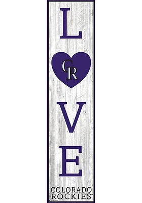 Colorado Rockies Inch Love Leaner Sign