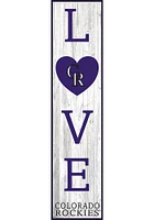 Colorado Rockies Inch Love Leaner Sign