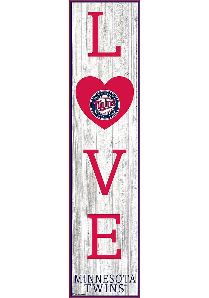 Minnesota Twins 24 Inch Love Leaner Sign