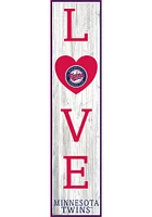 Minnesota Twins 24 Inch Love Leaner Sign