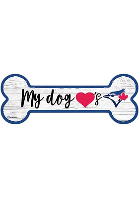 Toronto Blue Jays Dog Bone 6x12 Sign