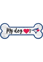 Toronto Blue Jays Dog Bone 6x12 Sign