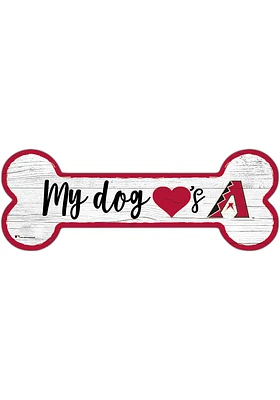Arizona Diamondbacks Dog Bone 6x12 Sign