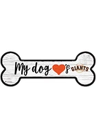 San Francisco Giants Dog Bone 6x12 Sign