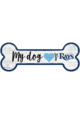 Tampa Bay Rays Dog Bone 6x12 Sign