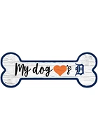 Detroit Tigers Dog Bone 6x12 Sign