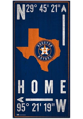 Houston Astros Coordinate Sign