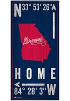 Atlanta Braves Coordinate Sign