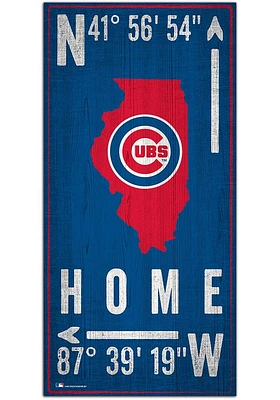 Chicago Cubs Coordinate Sign
