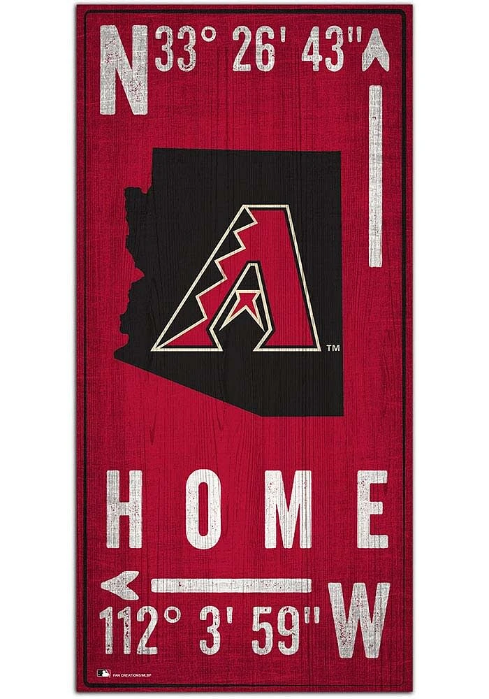 Arizona Diamondbacks Coordinate Sign