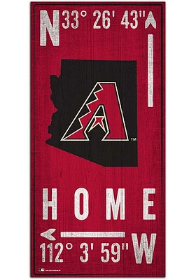 Arizona Diamondbacks Coordinate Sign